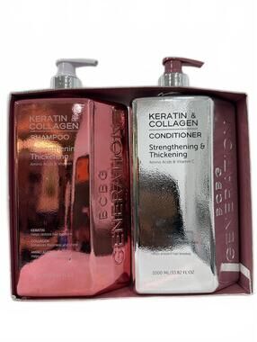 BCBG Generation Keratin & Collagen Shampoo and Conditioner Set - Strengthening &